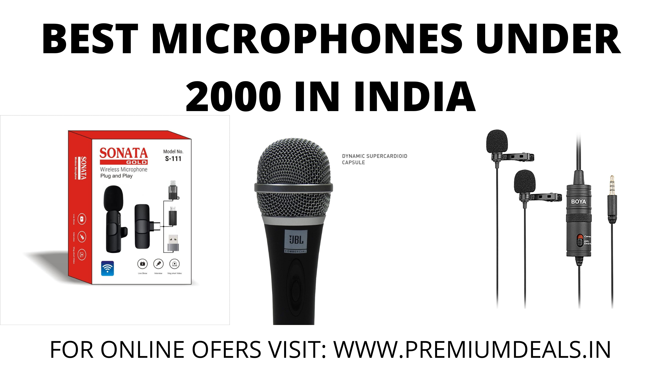 BEST MICROPHONES UNDER 2000 IN INDIA