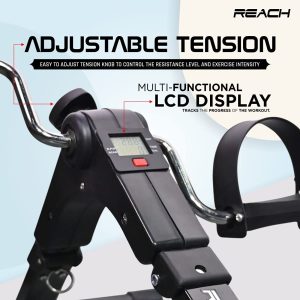 Reach Digital Pedal Exercise Machine Mini Fitness Cycyle