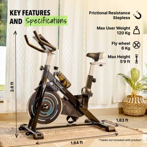 Fitkit FK4000 Flywheel 13.22lbs Exercise Machine