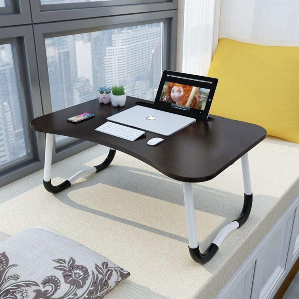 Foldable Lap Desk Stand Multifunction Laptop Table