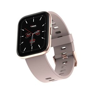 TAGG Verve MAX Smartwatch || 1.78'' Large Hi-Res Display || 24 Sports Modes, Waterproof || Heart-Rate, Blood Oxygen & BP Monitor || Live Watch Faces, in-App GPS, Calculator and Games || Pink