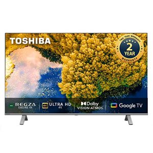 TOSHIBA 126 cm (50 inches) C350LP Series 4K Ultra HD Smart LED Google TV 50C350LP (Silver)