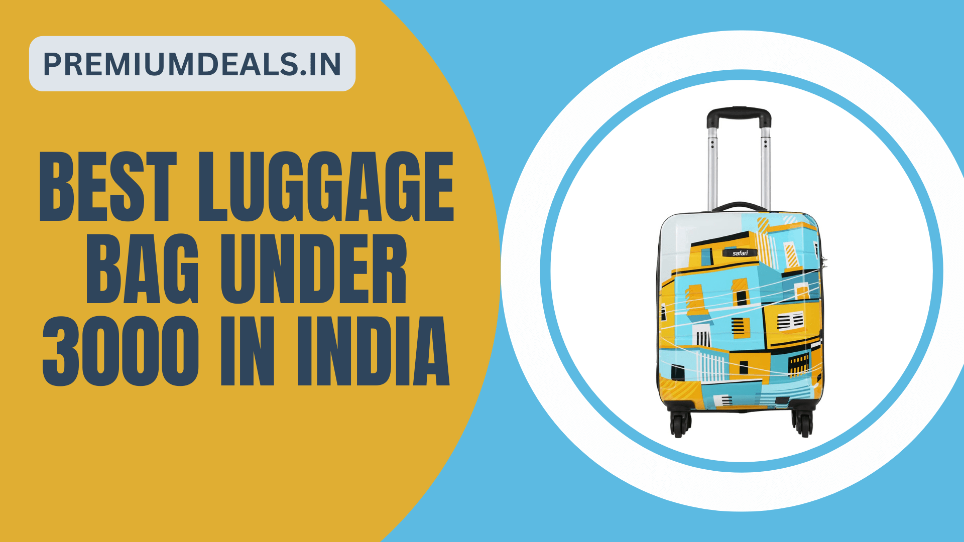 Best Luggage Bag Under 3000 in India