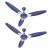 Candes Florence 1200mm/48 inch High Speed Anti-dust Decorative 5 Star Rated Ceiling Fan(100% CNC Winding) 405 RPM (2 Yrs Warranty) (Silver Blue, Pack of 2)