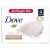 Dove Pink Rosa Beauty Bathing Bar 125g (Combo Pack of 3) With Moisturising Cream for Soft Glowing Skin & Body – Nourishes Dry Skin more than Bar Soap