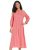 Eden & Ivy Women’s Rayon Empire Maxi Dress (EISS20TP064-R-S_Coral_X-Small)
