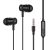 Kratos Thump Wired Earphones, Powerful Bass, HD Sound Quality Earphones, Tangle Free Cable, Comfortable in Ear Fit, with mic, 3.5 mm Jack (Black)