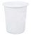 Kuber Industries Plastic Open Dustbin, Garbage Bin For Home, Kitchen, Office, 5Ltr. (White)-47KM01053