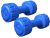 Starx Plastic Xpvc Fixed Dumbbell Set, Adult 1Kg, Set of 2 (Blue)