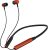 ZEBRONICS Zeb Evolve Wireless Bluetooth in Ear Neckband Earphone, Rapid Charge, Dual Pairing, Magnetic earpiece,Voice Assistant with Mic (Orange)